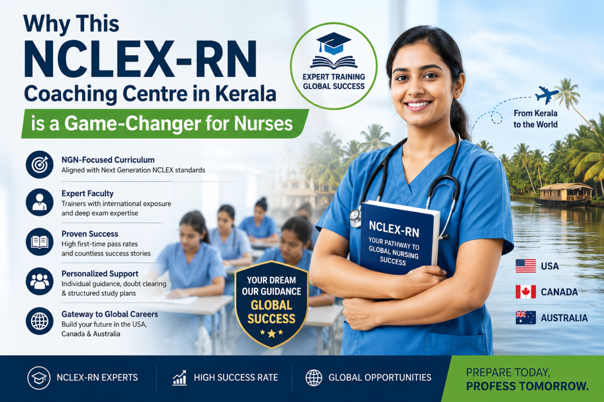 Why This NCLEX-RN Coaching Centre in Kerala is a Game-Changer for Nurses
