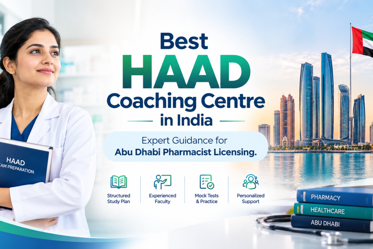 Best HAAD Coaching Centre in India – Expert Guidance for Abu Dhabi Pharmacist Licensing